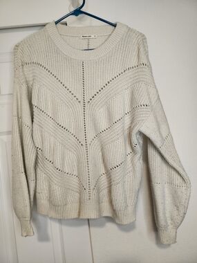 Marine Layer Cream Sweater - Size M